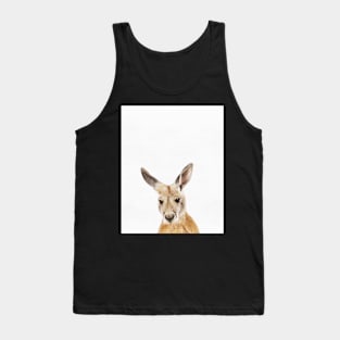 Kangaroo, Nursery, Animal, Kids room, Modern art, Wall decor Tank Top